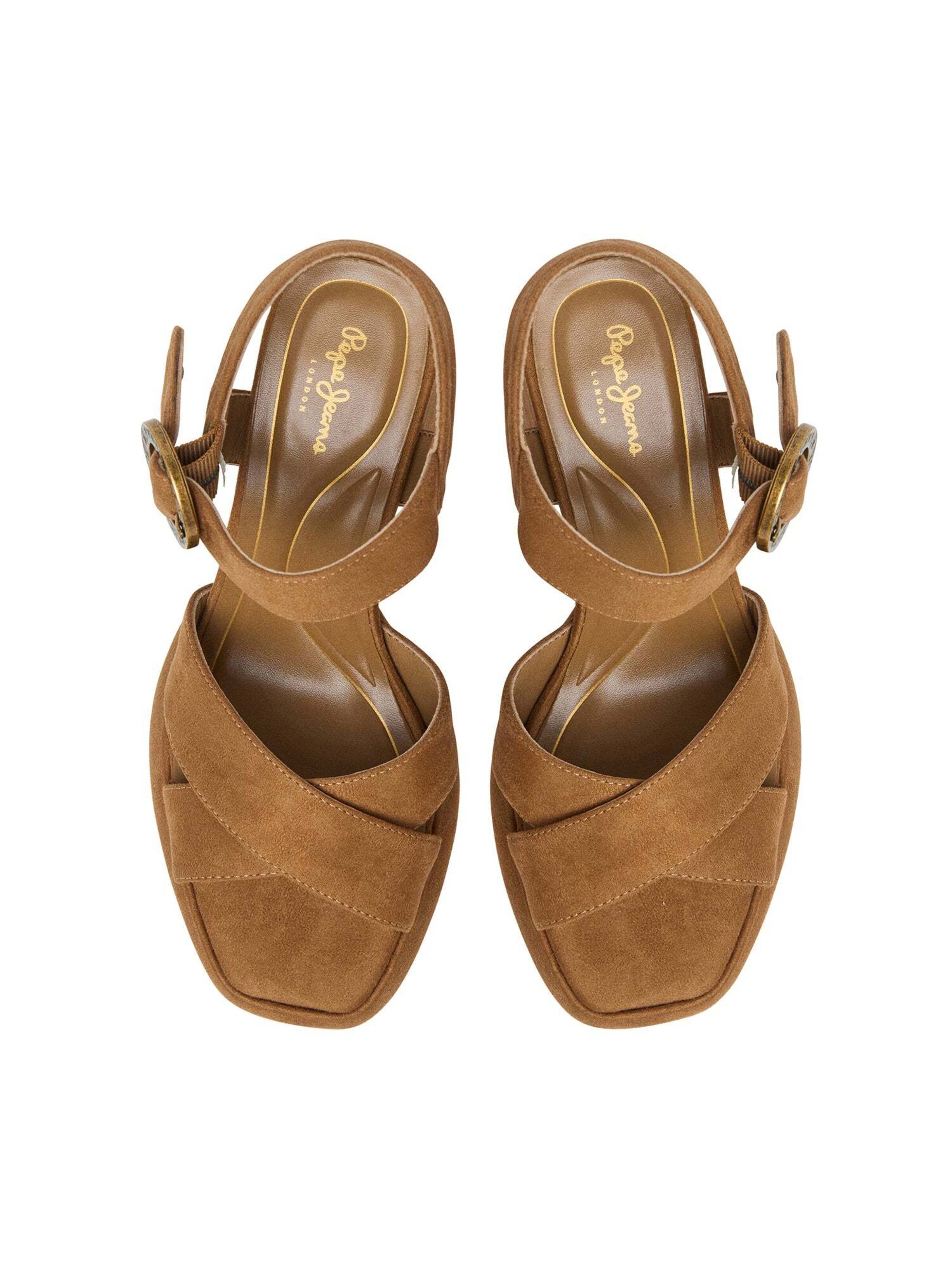 Sandalo con cinturino 'Lenny' di Pepe Jeans in marrone