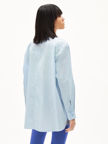 ARMEDANGELS Bluse 'Ealga' (GOTS) in Blau