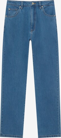 Pull&Bear Loosefit Jeans in Blauw: voorkant