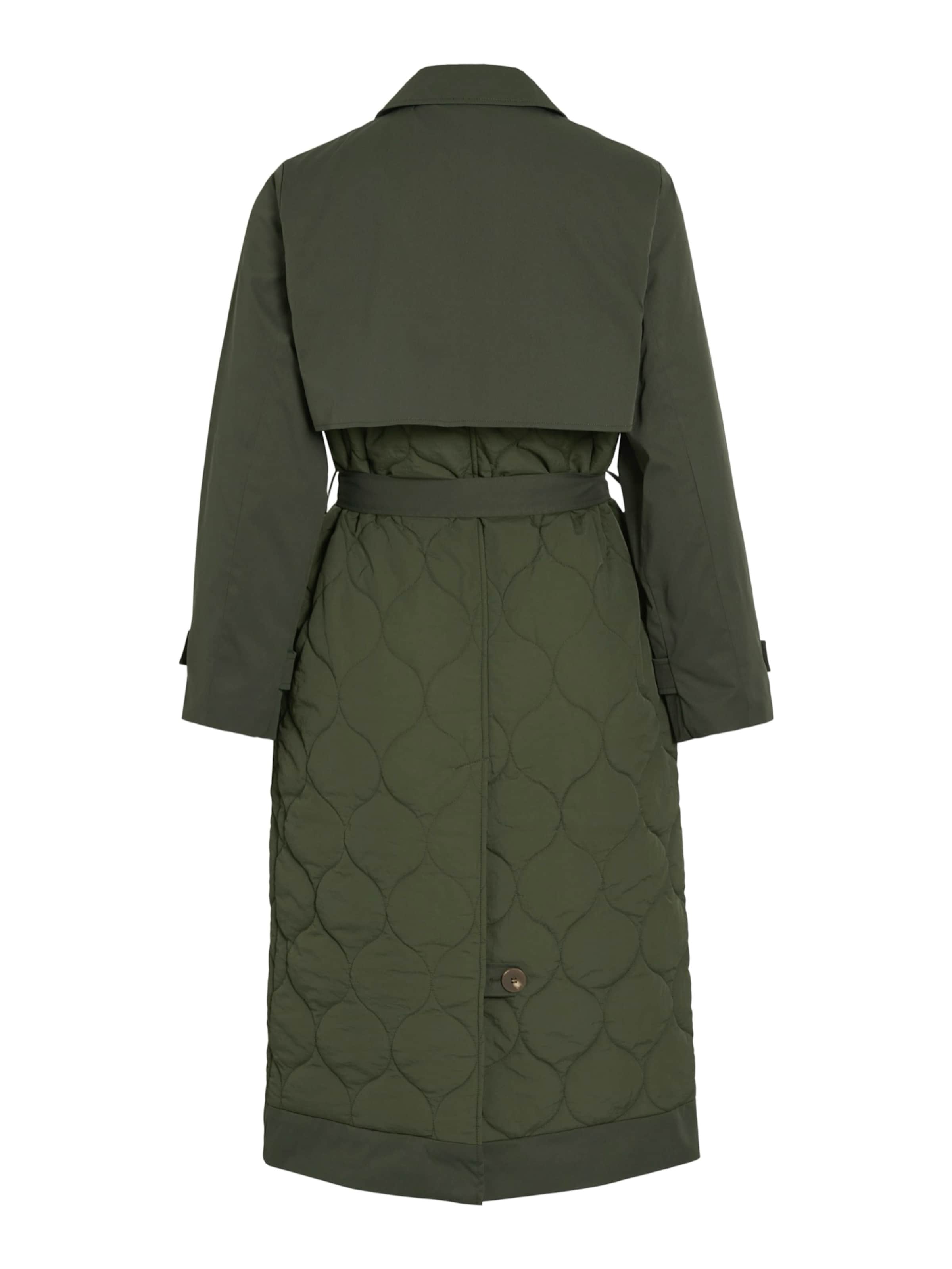 žalia VILA Demisezoninis paltas 'VISOFTIE'