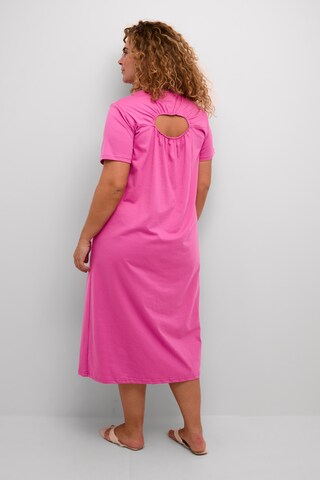 KAFFE CURVE Kleid 'Lulu' in Pink