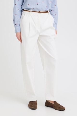 b.young Broek 'BYDays' in Wit: voorkant