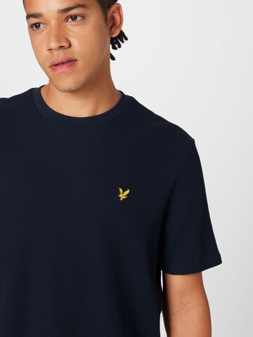 mėlyna Lyle & Scott Marškinėliai 'Waffle'