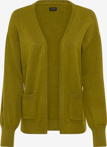 LAURA SCOTT Strickjacke in Grün: Vorderseite