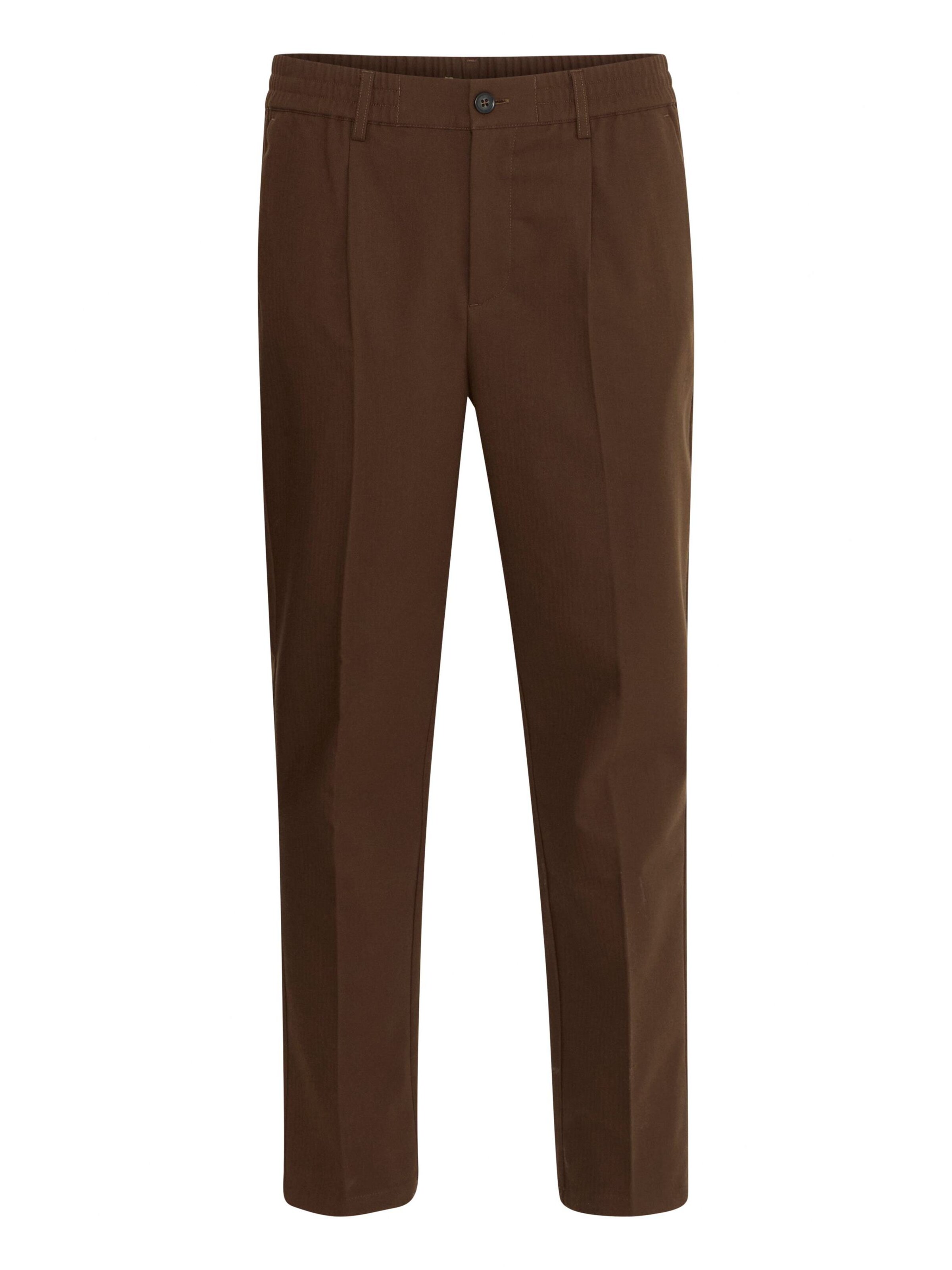 Regular Pantalon chino 'Marc' Casual Friday en marron : devant