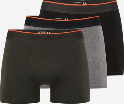 Superdry Boksarice | siva / kaki / črna barva, Prikaz izdelka