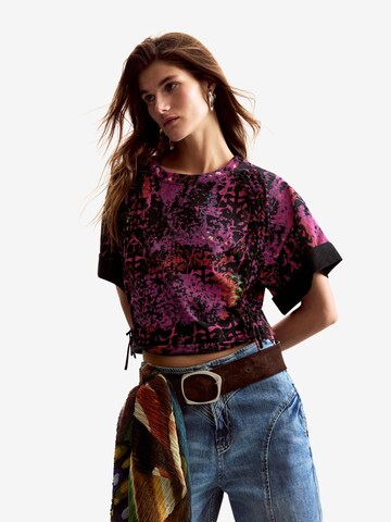 purpurinė Desigual Marškinėliai