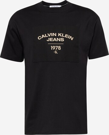 Felpa di Calvin Klein Jeans in nero: frontale