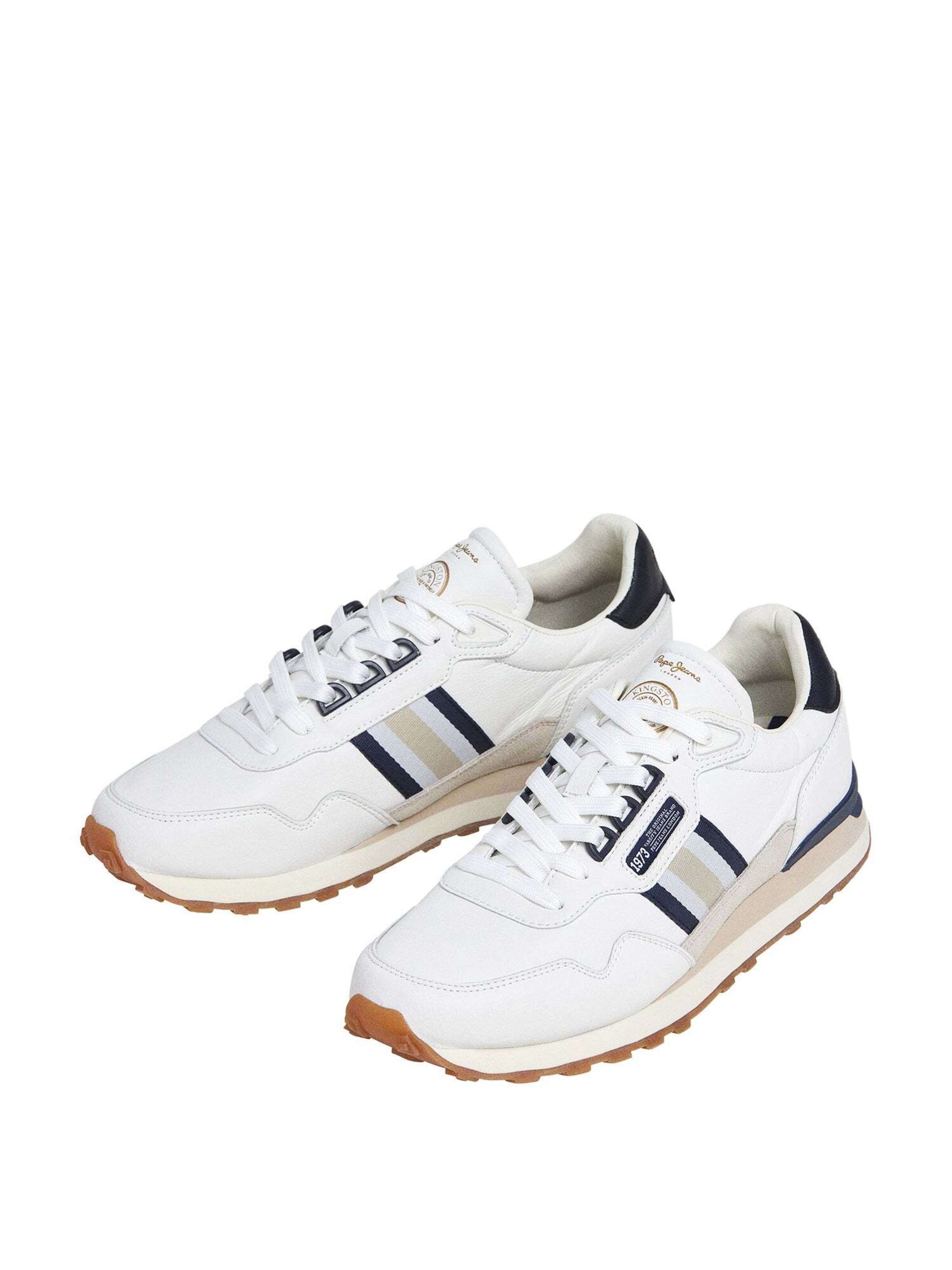 Pepe Jeans Platform trainers in White