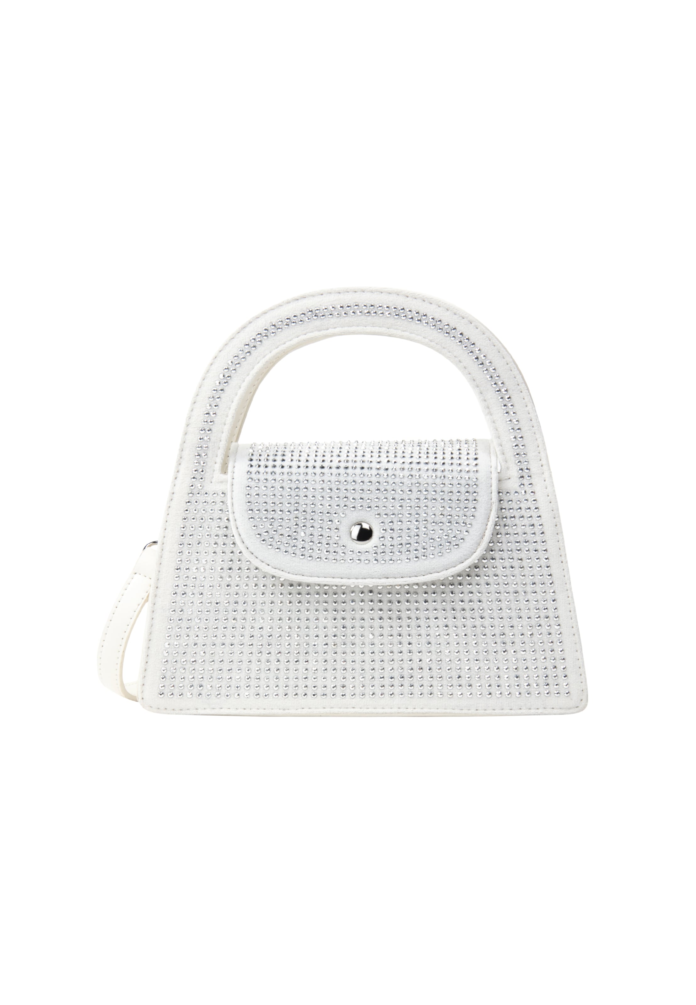 faina Handbag in White: front