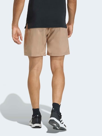 ADIDAS PERFORMANCE - regular Pantalón deportivo en marrón
