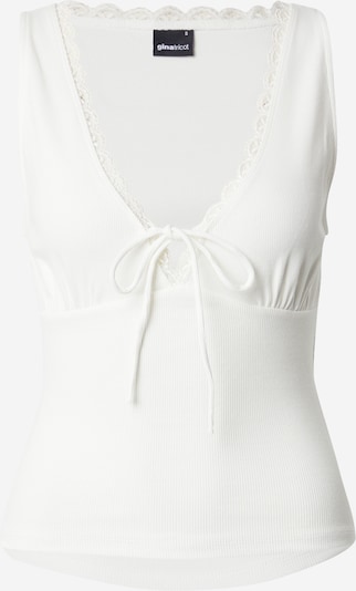 Palaidinė be rankovių iš Gina Tricot, spalva – balta, Prekių apžvalga