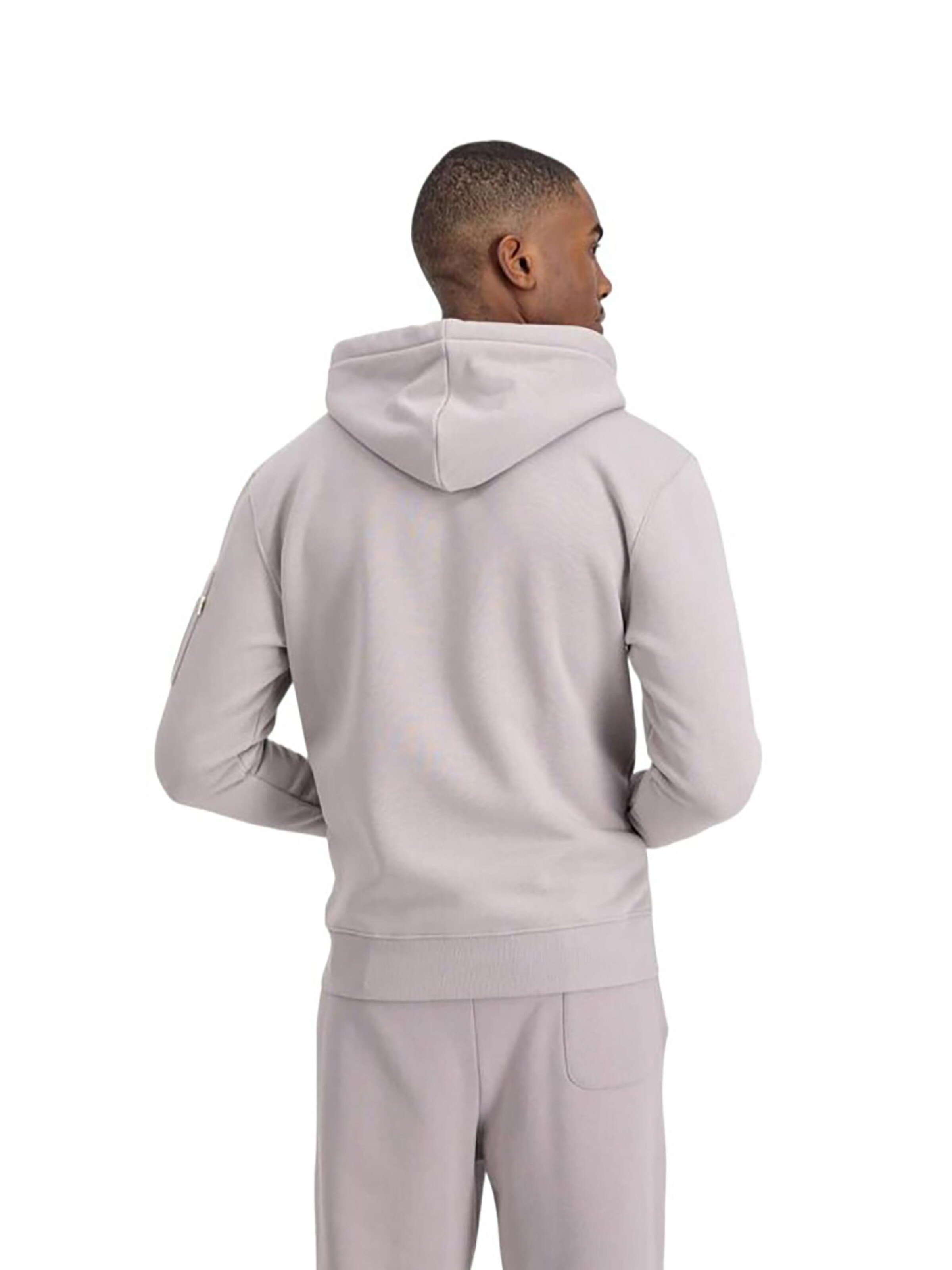 ALPHA INDUSTRIES Sweatshirt 'Organics EMB' in Grey