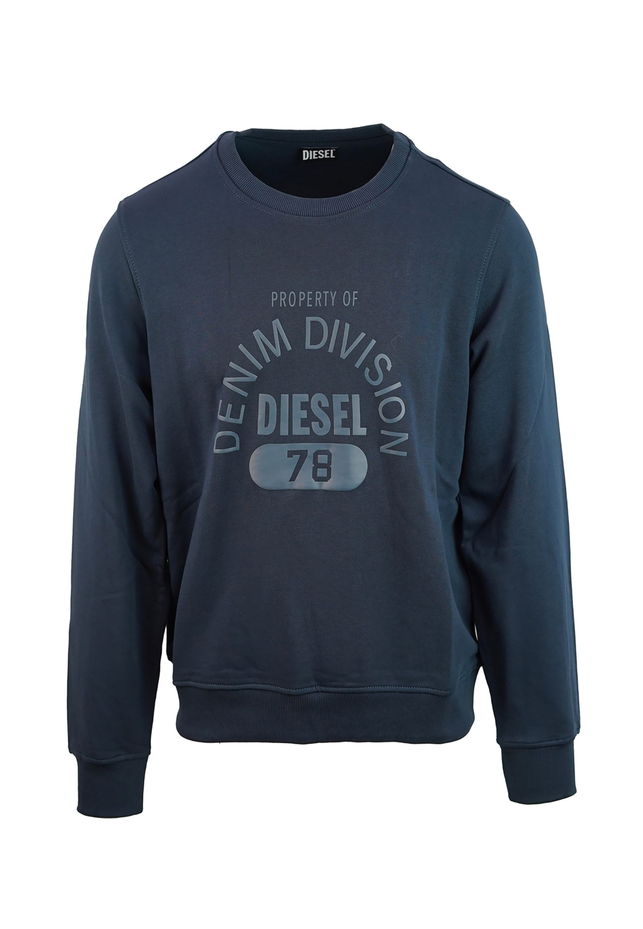 DIESEL Sweatshirt in Blau: Vorderseite