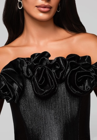 Ombre Avondjurk 'Dorotea' in Zwart