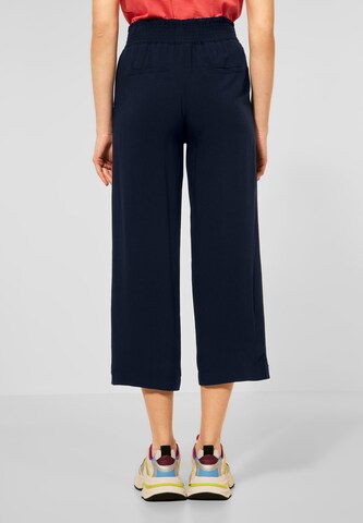 STREET ONE Wide leg Broek in Blauw