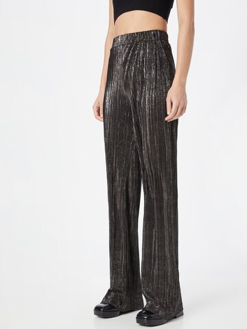 Regular Pantalon Sisley en argent : devant