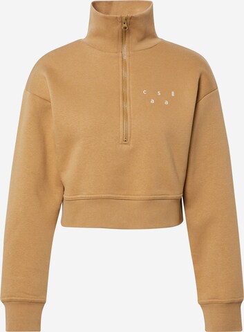 Casall Sportief sweatshirt in Bruin: voorkant