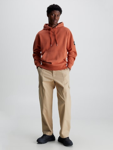 Calvin Klein Jeans Sweatshirt in Orange