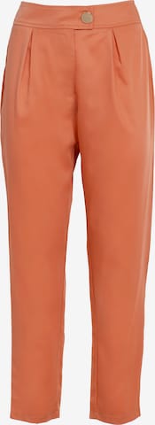 Influencer Trousers in Orange: front