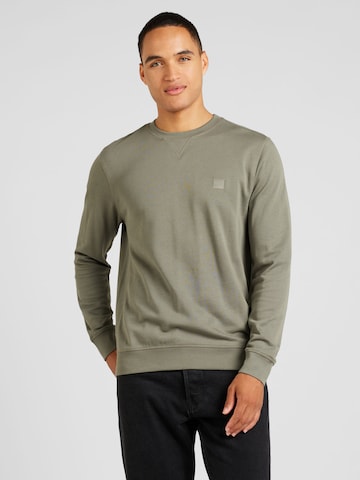 BOSS Mikina 'Westart' – šedá: přední strana