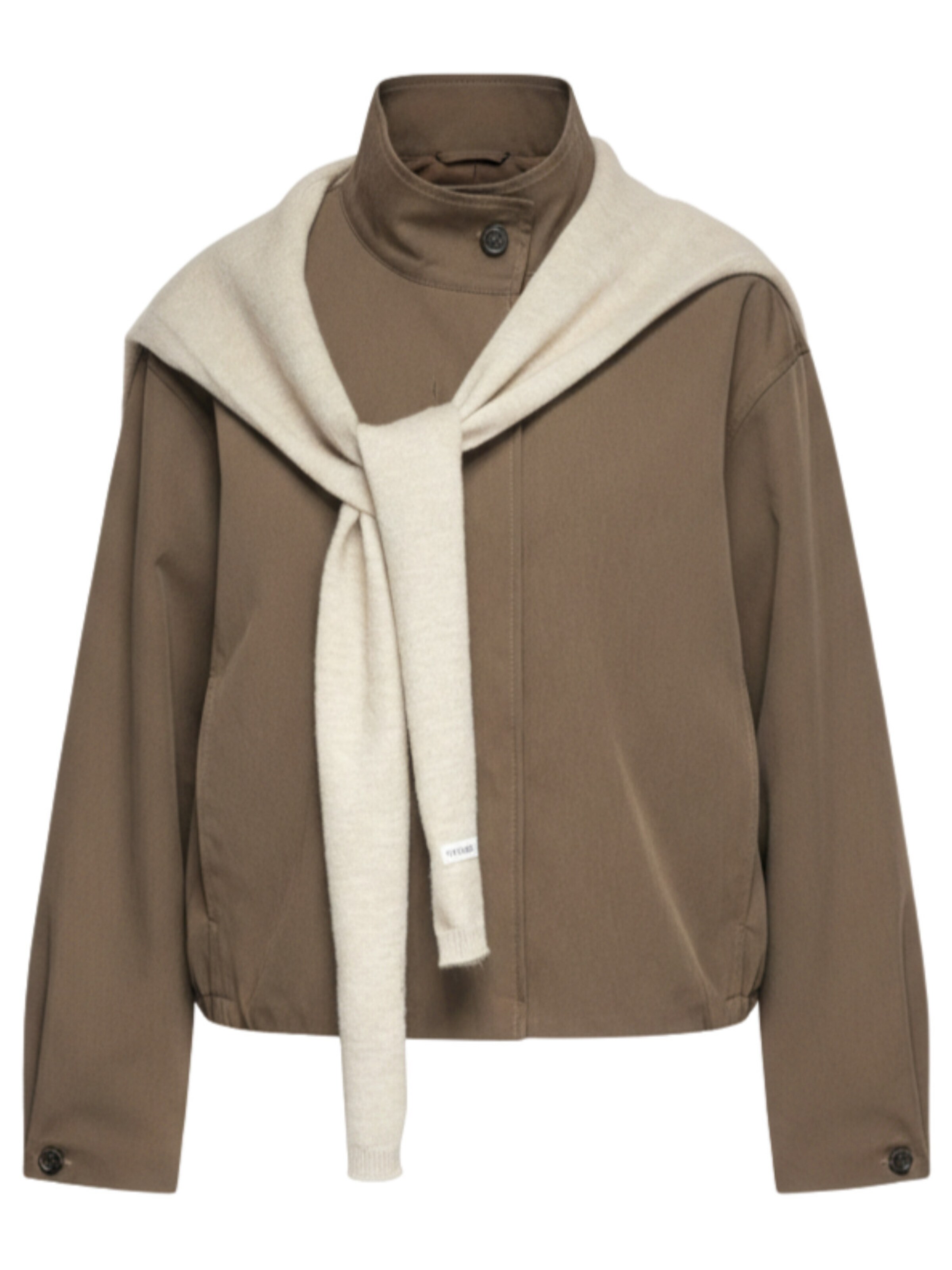 Veste mi-saison Ombre en vert : devant