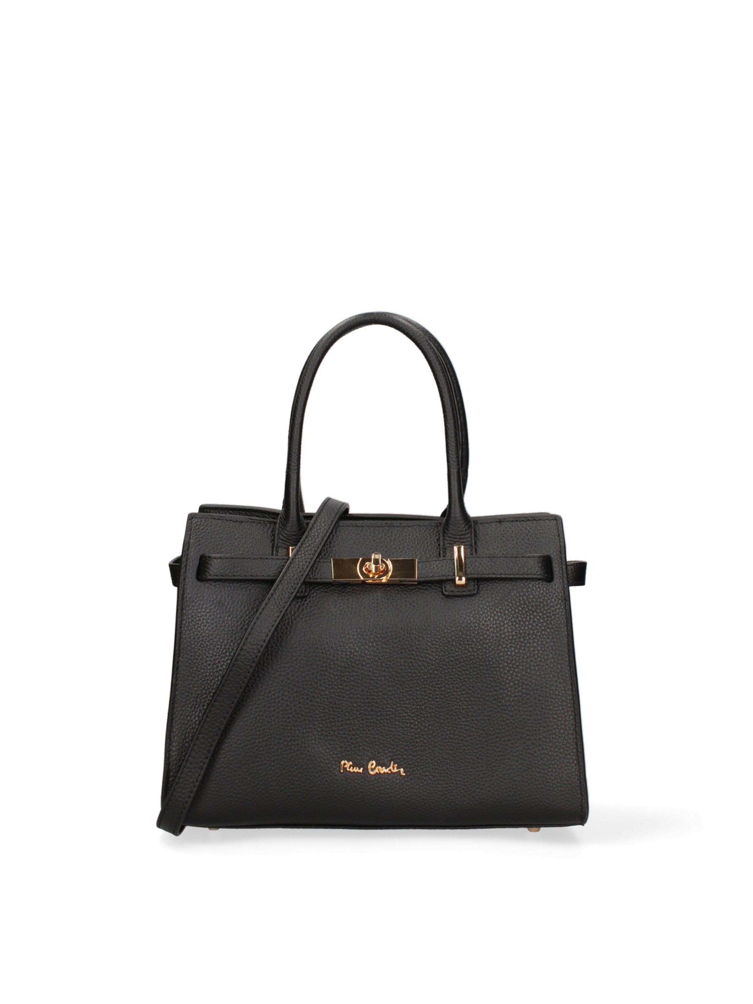 Borsa a spalla di PIERRE CARDIN in nero: frontale