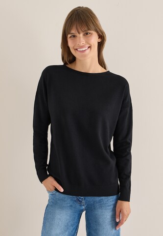 CECIL Sweater in Black: front