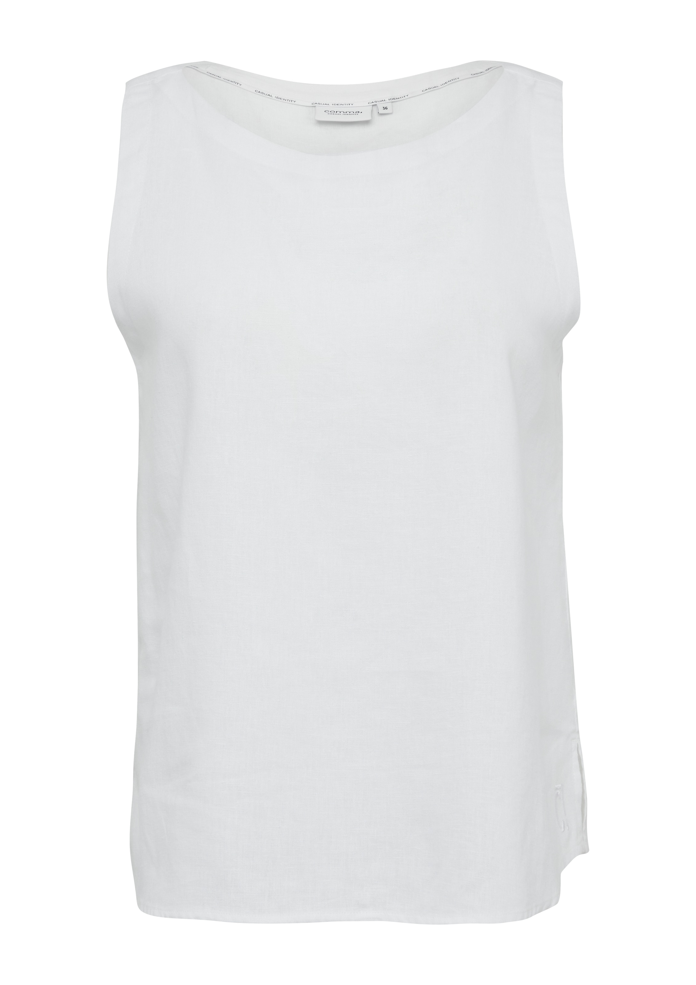 comma casual identity Bluse in Weiß: Vorderseite