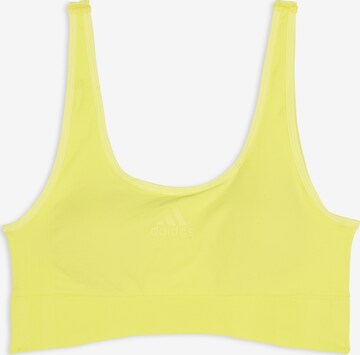 ADIDAS SPORTSWEAR Bustier Bustier ' SCOOP LOUNGE BRA ' in Gelb