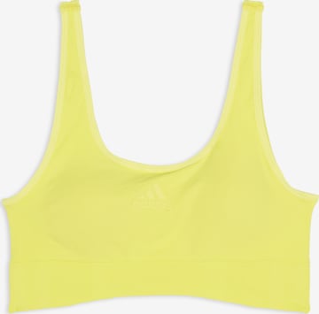 ADIDAS SPORTSWEAR Bralette Sports Bra ' SCOOP LOUNGE BRA ' in Yellow