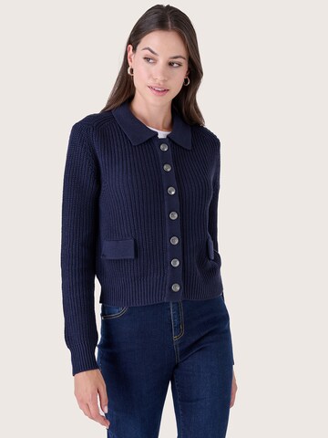 Camomilla Italia Gebreid vest 'CONNOR' in Blauw: voorkant