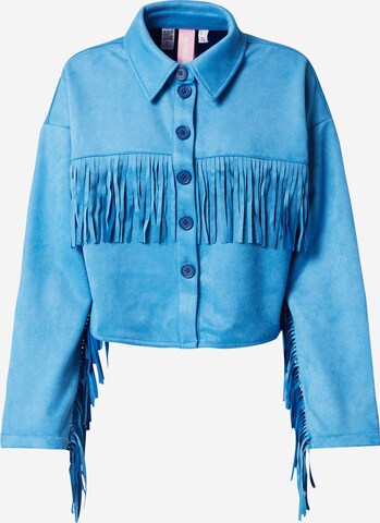 Veste mi-saison 'Nadia' SOMETHINGNEW en bleu : devant