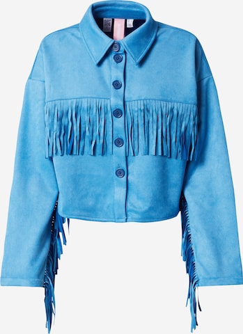 Veste mi-saison 'Nadia' SOMETHINGNEW en bleu : devant