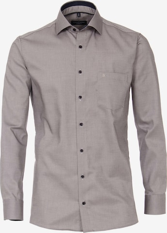 CASAMODA Business Shirt in Brown: front