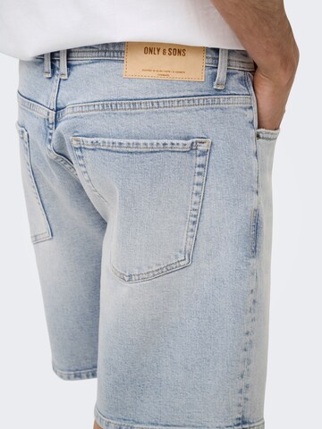 Only & Sons Regular Jeans 'ONSEDGE' in Blauw