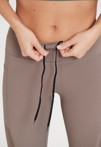 ENDURANCE Skinny Workout Pants 'Yurry' in Grey