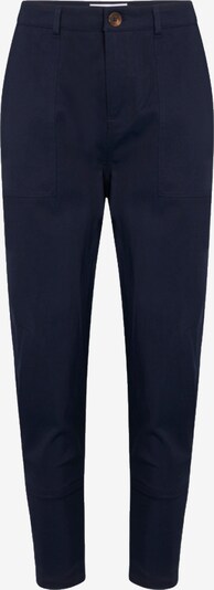 KnowledgeCotton Apparel Hose ' Willow slim chino ' in navy, Produktansicht