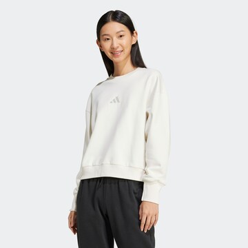 ADIDAS SPORTSWEAR Спортивный свитшот 'ALL SZN' в Белый: спереди