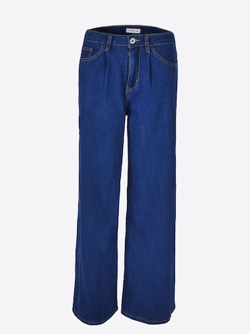 Fraternel Flared Jeans 'Wide Leg Jeans H113' in Blue: front