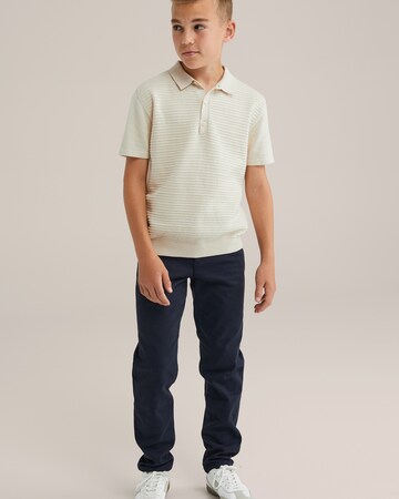 WE Fashion Slim fit Pants in Blue