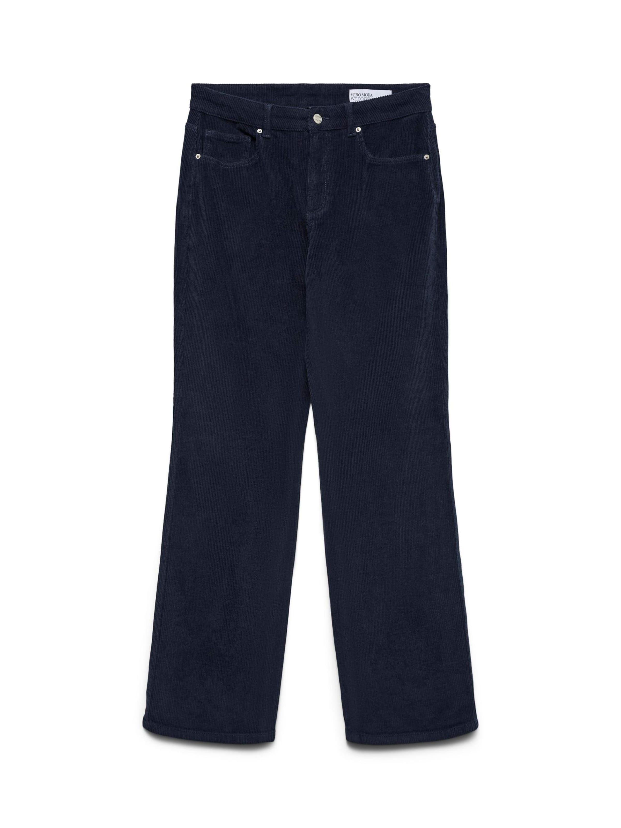 VERO MODA Wide Leg Bukser i blå: forside