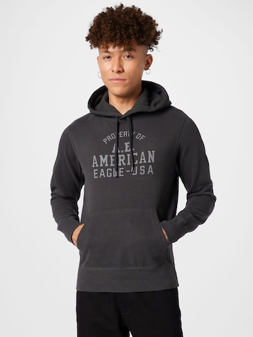 American Eagle Sweatshirt in Black: front