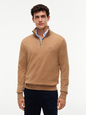 TOMMY HILFIGER Sweater in Brown: front