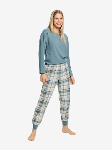 ESPRIT Pyjama in Blauw