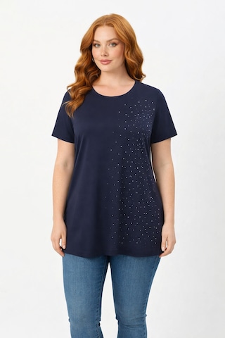 Shape Of You Shirt in Blauw: voorkant