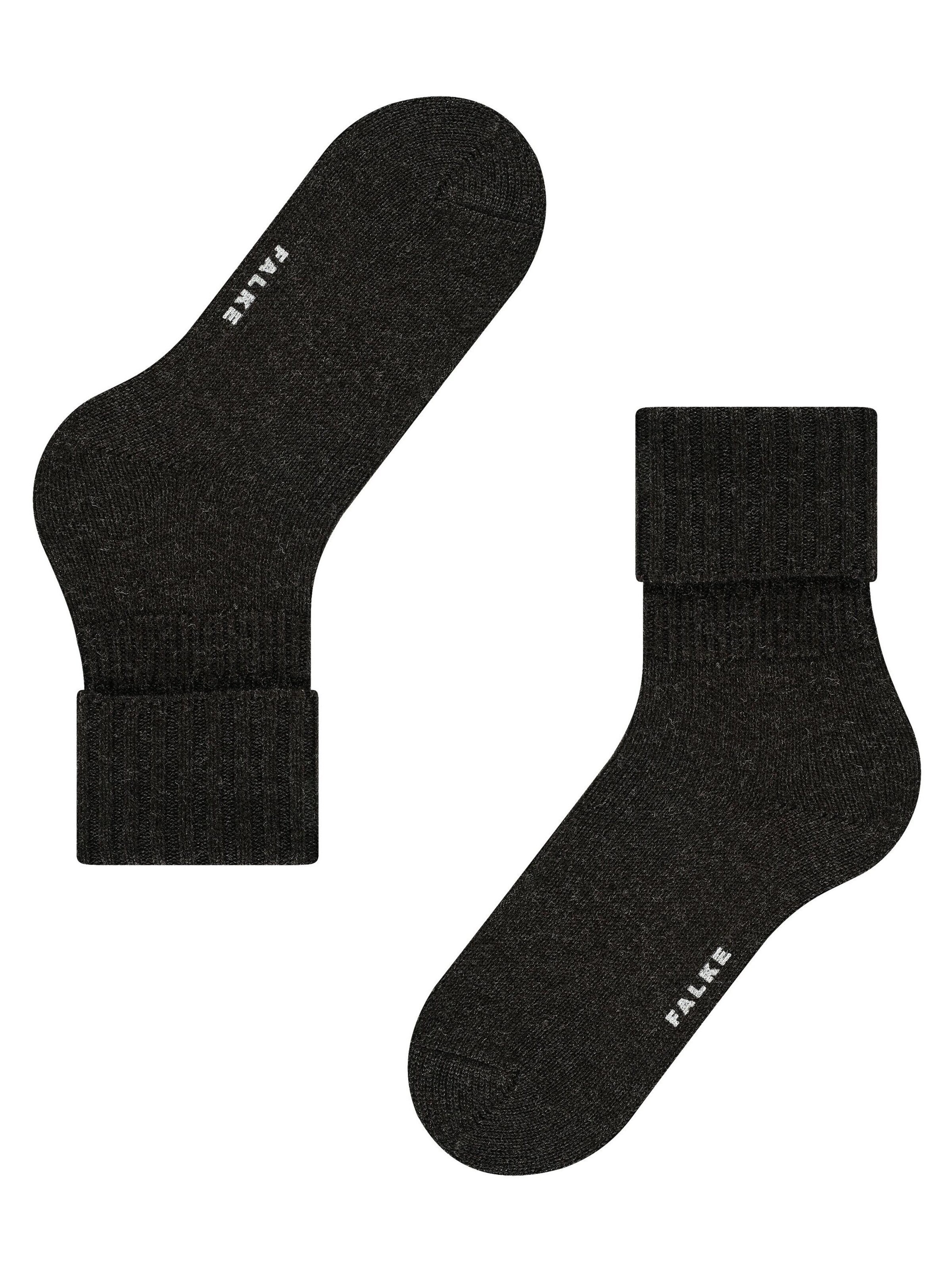 FALKE Socken 'Striggings Rib'‌‌ in Grau