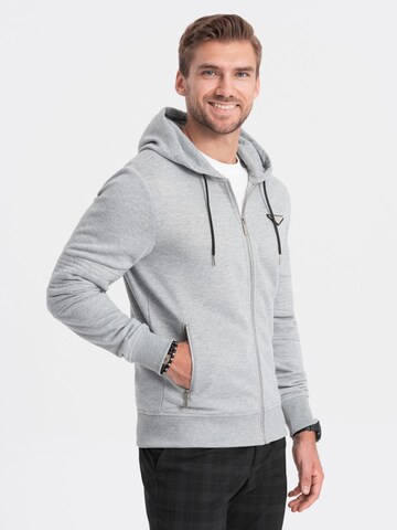 Sweat-shirt 'SSZP-22SS-010' Ombre en gris