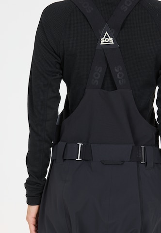 SOS Loosefit Skihose 'Kula' in Schwarz