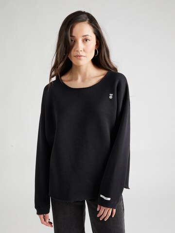 10DaysSweater majica - crna boja: prednji dio